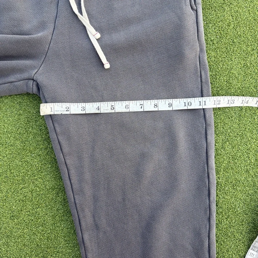 Les Tien Gray Classic Sweatpants Men Small Heavyweight Fleece Cotton USA Made